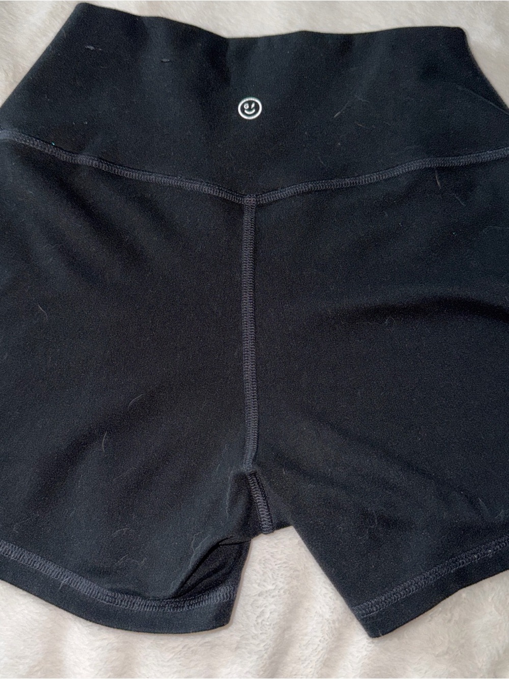 Gilly Hicks Black High-Waist Bike Shorts